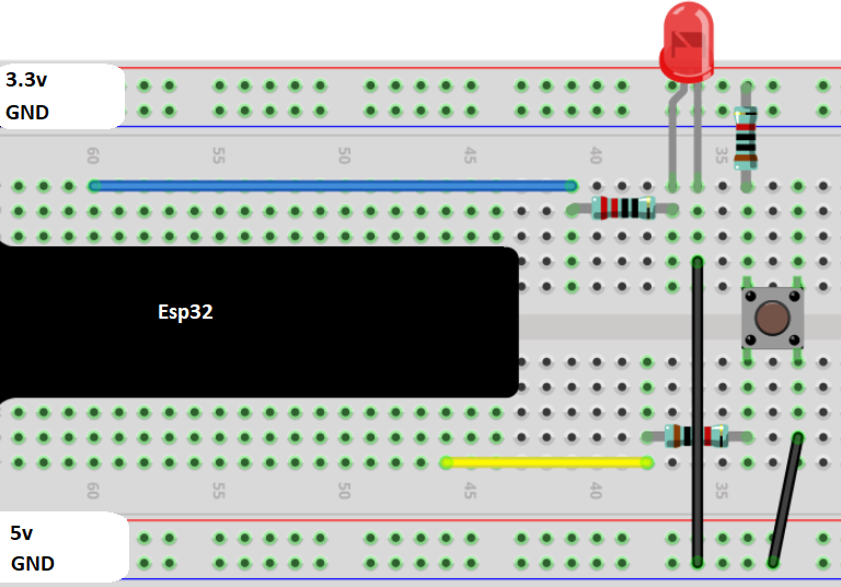 Schema LED Button